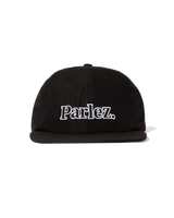 The Parlez Mens Brade 6 Panel Cap in Black