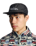 The Parlez Mens Brade 6 Panel Cap in Black