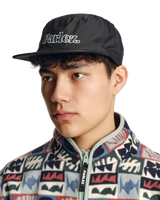 The Parlez Mens Brade 6 Panel Cap in Black