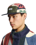 Auden 5 Panel Cap in Multi