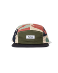 The Parlez Mens Auden 5 Panel Cap in Multi