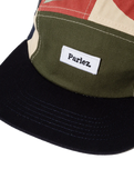 The Parlez Mens Auden 5 Panel Cap in Multi