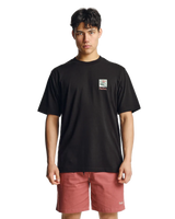 The Parlez Mens Flora T-Shirt in Black