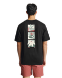 The Parlez Mens Flora T-Shirt in Black