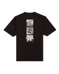 The Parlez Mens Flora T-Shirt in Black