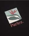 The Parlez Mens Flora T-Shirt in Black