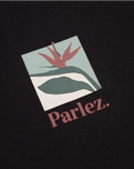 The Parlez Mens Flora T-Shirt in Black
