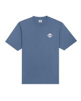 The Parlez Mens Boca T-Shirt in China Blue