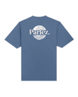 The Parlez Mens Boca T-Shirt in China Blue