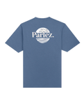 The Parlez Mens Boca T-Shirt in China Blue