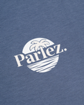 The Parlez Mens Boca T-Shirt in China Blue