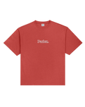 The Parlez Mens Staffa Oversized T-Shirt in Dusty Coral