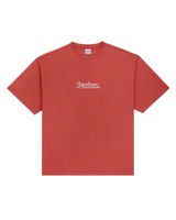 The Parlez Mens Staffa Oversized T-Shirt in Dusty Coral