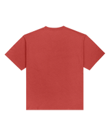 The Parlez Mens Staffa Oversized T-Shirt in Dusty Coral