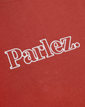 The Parlez Mens Staffa Oversized T-Shirt in Dusty Coral