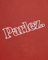 The Parlez Mens Staffa Oversized T-Shirt in Dusty Coral