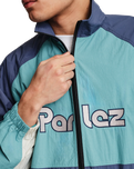 The Parlez Mens Rail Track Jacket in Leaf