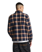 The Parlez Mens Chicago Shirt in Navy Check