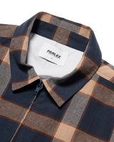 The Parlez Mens Chicago Shirt in Navy Check