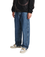 The Parlez Mens Indy Jeans in Mid Indigo Wash