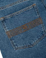 The Parlez Mens Indy Jeans in Mid Indigo Wash