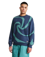 The Parlez Mens Pacific Knit Jumper in Lagoon