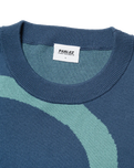 The Parlez Mens Pacific Knit Jumper in Lagoon