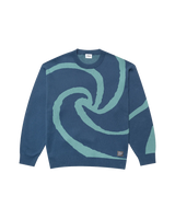 The Parlez Mens Pacific Knit Jumper in Lagoon