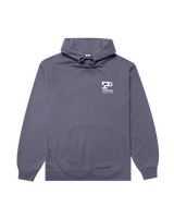 The Parlez Mens Orbit Hoodie in Purple Haze