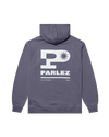 The Parlez Mens Orbit Hoodie in Purple Haze