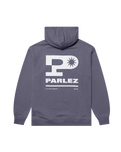 The Parlez Mens Orbit Hoodie in Purple Haze