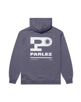 The Parlez Mens Orbit Hoodie in Purple Haze