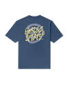The Parlez Mens Flow T-Shirt in Lagoon