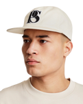 The Parlez Mens Crest 5.5 Panel Cap in Shell