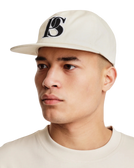 The Parlez Mens Crest 5.5 Panel Cap in Shell