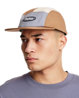 The Parlez Mens Routine 5 Panel Cap in Multi