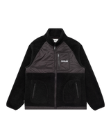 Piru Zip Fleece Jacket in Black