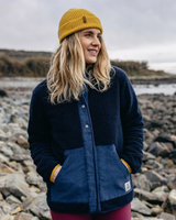 The Passenger Womens Clover 2.0 Fleece Jacket in Deep Navy