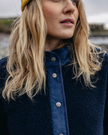 The Passenger Womens Clover 2.0 Fleece Jacket in Deep Navy