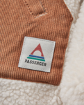 The Passenger Womens Clover 2.0 Fleece Jacket in Vintage White