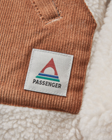 The Passenger Womens Clover 2.0 Fleece Jacket in Vintage White