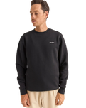 Brand Sweatshirt in Black