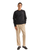 Brand Sweatshirt in Black