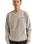 The Rhythm Mens Brand Fleece Sweatshirt in Grey Heather