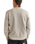 The Rhythm Mens Brand Fleece Sweatshirt in Grey Heather