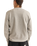 The Rhythm Mens Brand Fleece Sweatshirt in Grey Heather