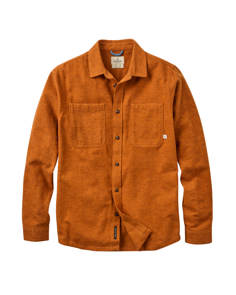 Backcountry Flannel Shirt in Retro Orange