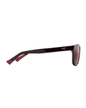 The Maui Jim Kapi'i Polarised Sunglasses in Shiny Red & Maui Rose