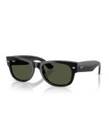 The Ray-Ban Mega Wayfarer II Sunglasses in Polished Black & Green