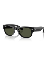 The Ray-Ban Mega Wayfarer II Sunglasses in Polished Black & Green
